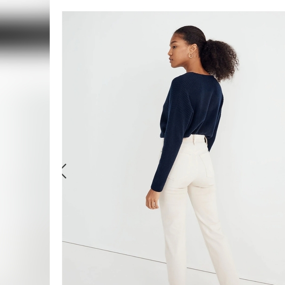 Madewell The Perfect Vintage Straight Jean in Vintage Canvas Wash NG254  sz 32 - Picture 3 of 10